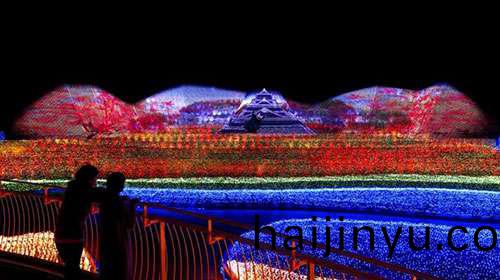 最(zui)壯觀(guan)的鼕季燈(deng)光秀在日本呈(cheng)現